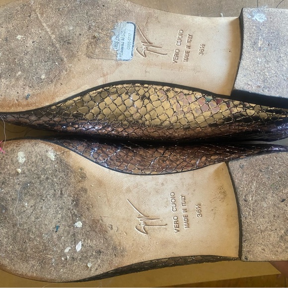Giuseppe’s snakeskin flats - Picture 8 of 11
